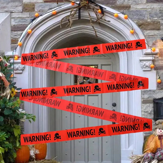 Halloween Warning Caution Tape - Waarschuwingslijn Halloween Decoratie