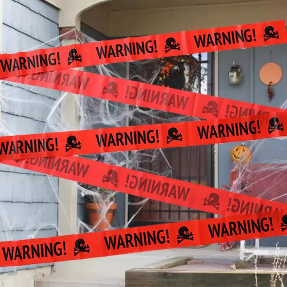 Halloween Warning Caution Tape - Waarschuwingslijn Halloween Decoratie